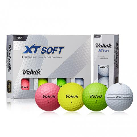 볼빅 XT SOFT 엑스티 소프트 유광 혼합 3피스 골프공 골프볼 12구