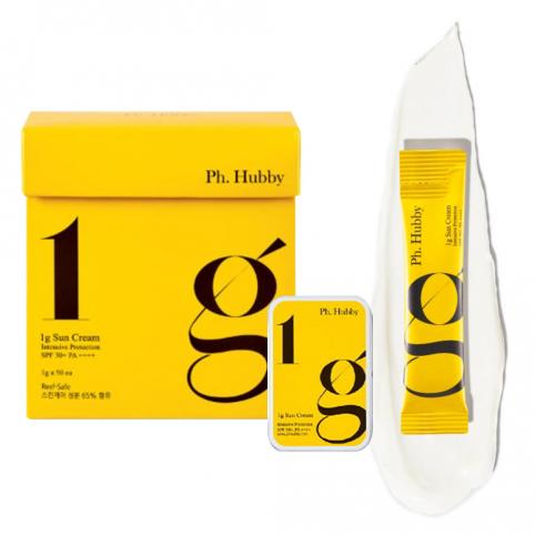Ph.Hubby 피에이치하비 1g 선크림 스틱형 50개+틴케이스 SPF50+ PA++++