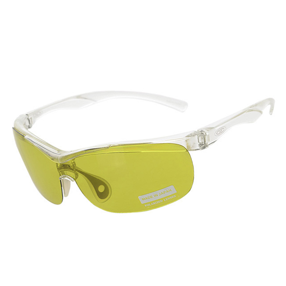 그린아이즈 클리어 옐로우그린 편광렌즈 골프 스포츠 기능성 고글형 경량 자외선 차단 선글라스