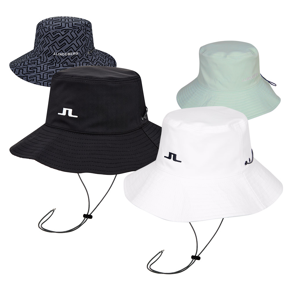 제이린드버그 2022 여성 리버시블 양면 버킷 골프 벙거지 모자